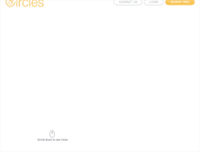 Tablet Screenshot of circles.io